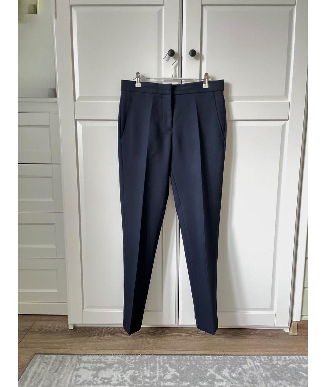 STELLA MCCARTNEY Черные шерстяные брюки узкие, фото 5