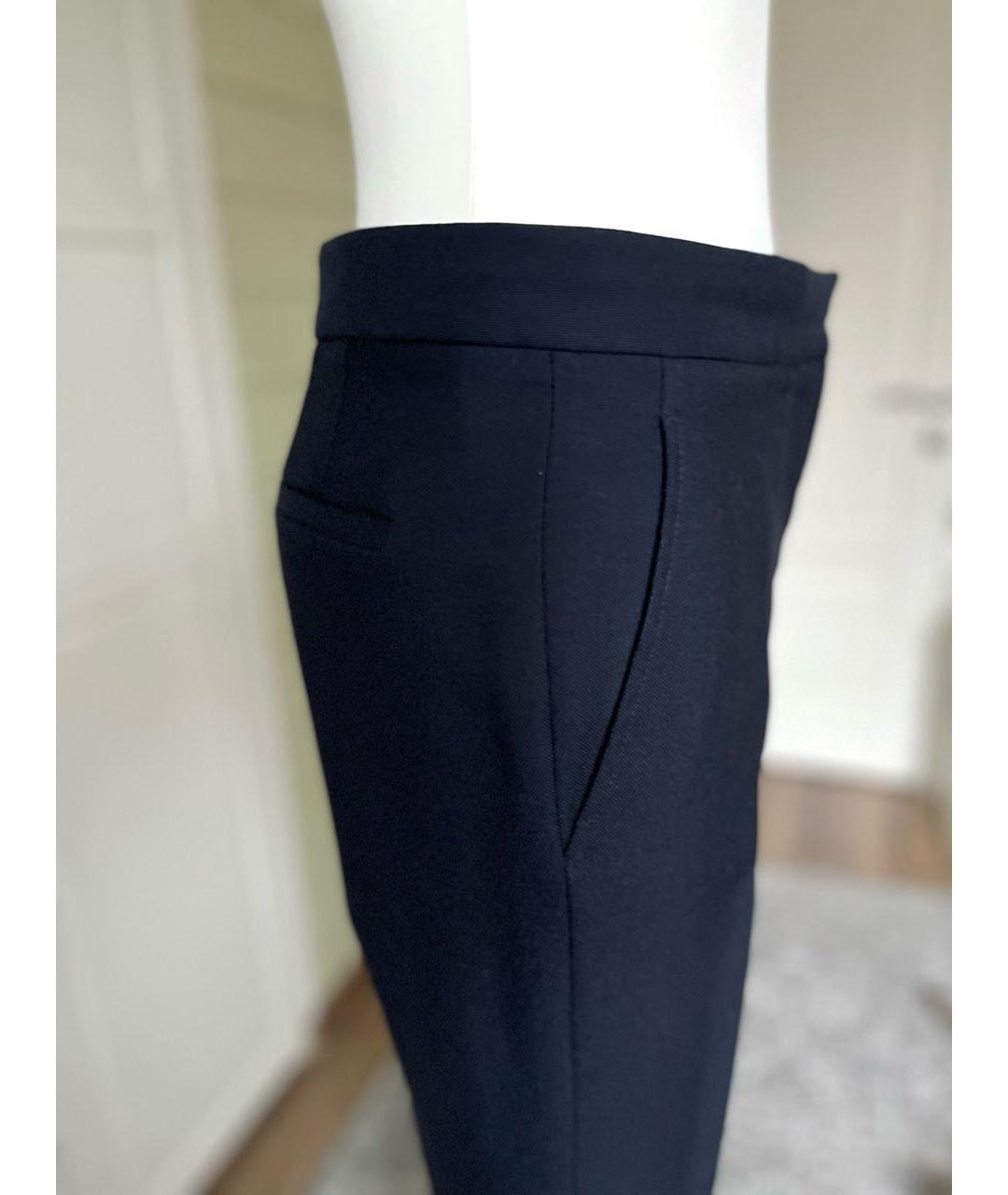 STELLA MCCARTNEY Черные шерстяные брюки узкие, фото 6