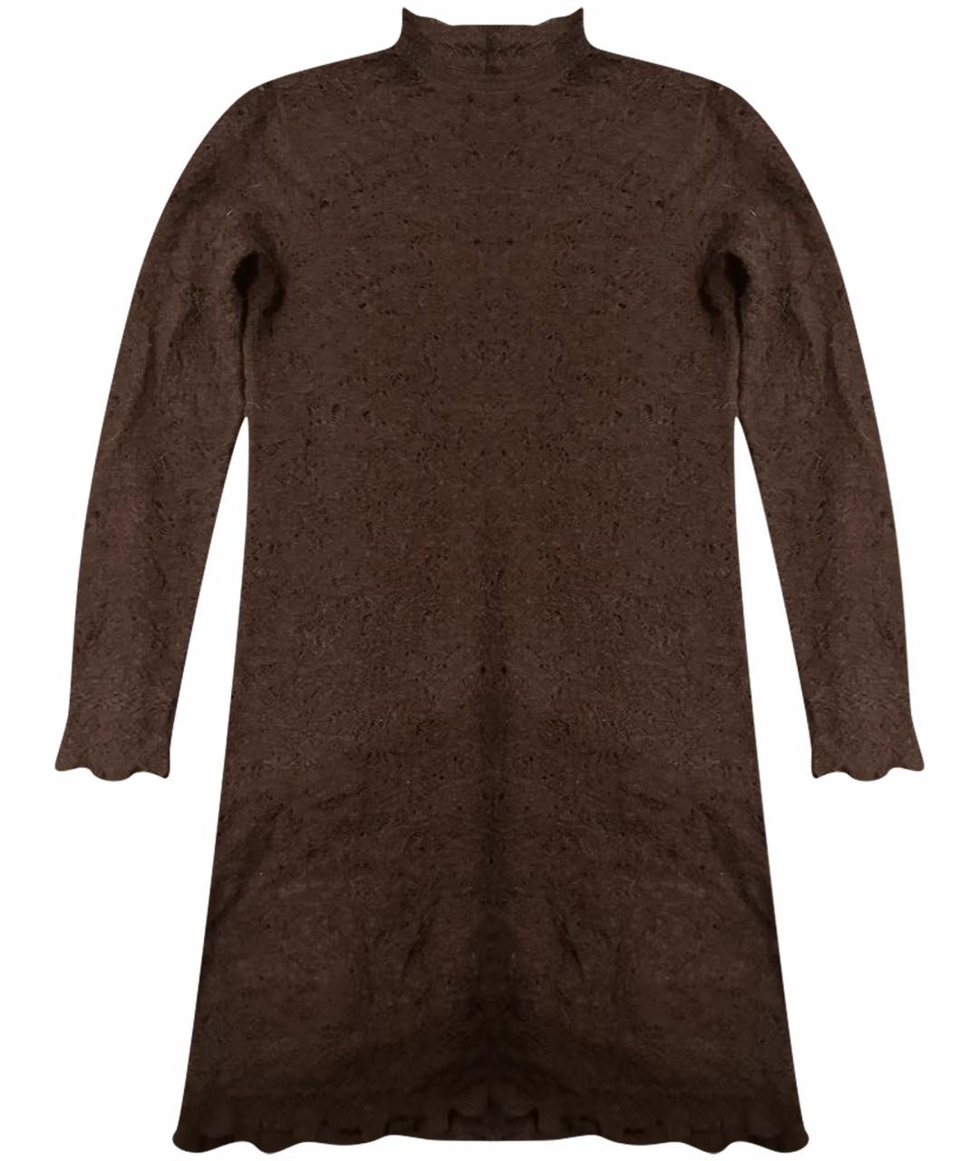 CHANEL Черное шерстяное повседневное платье, фото 1