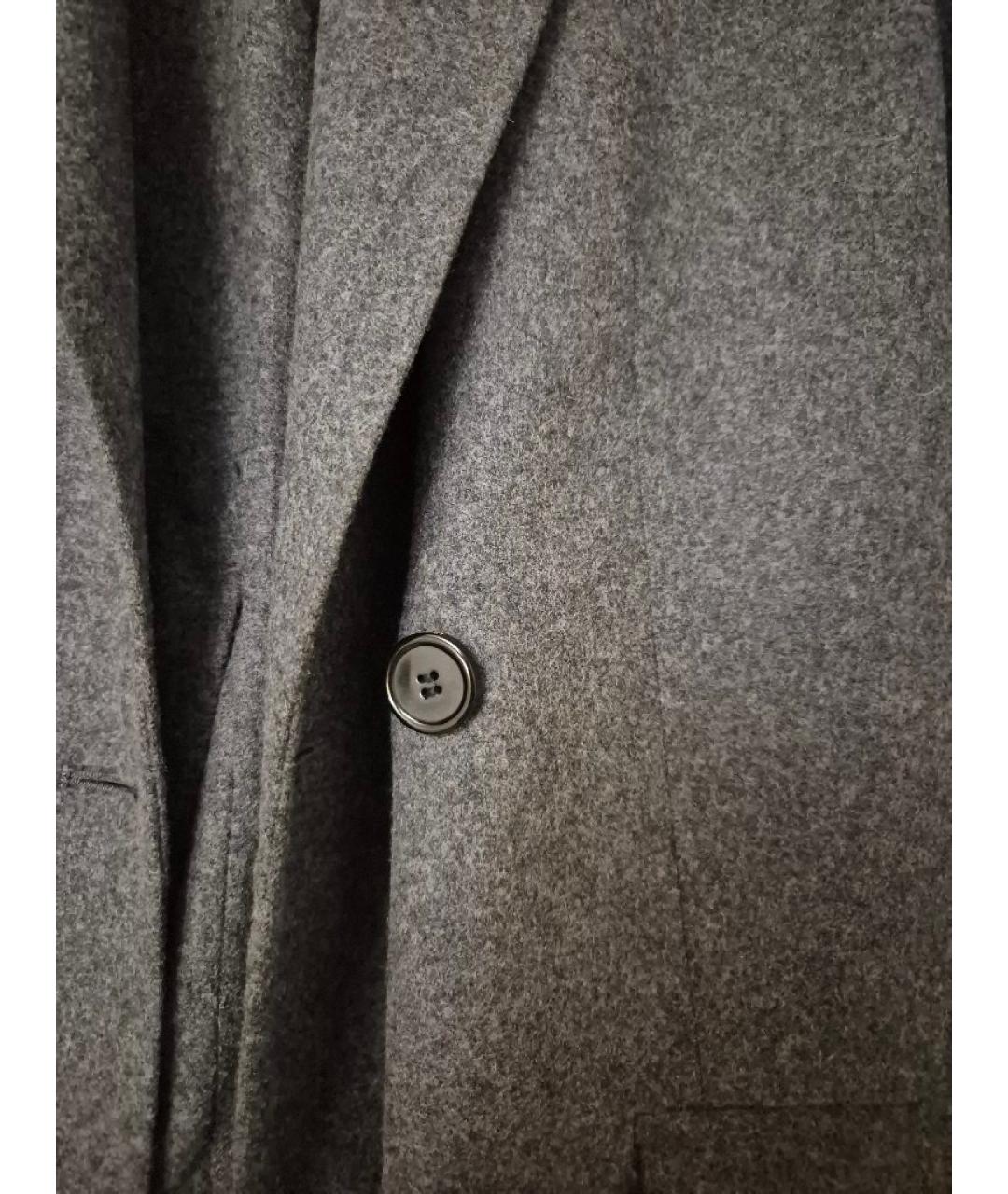 12 STOREEZ Серый шерстяной костюм с брюками, фото 4