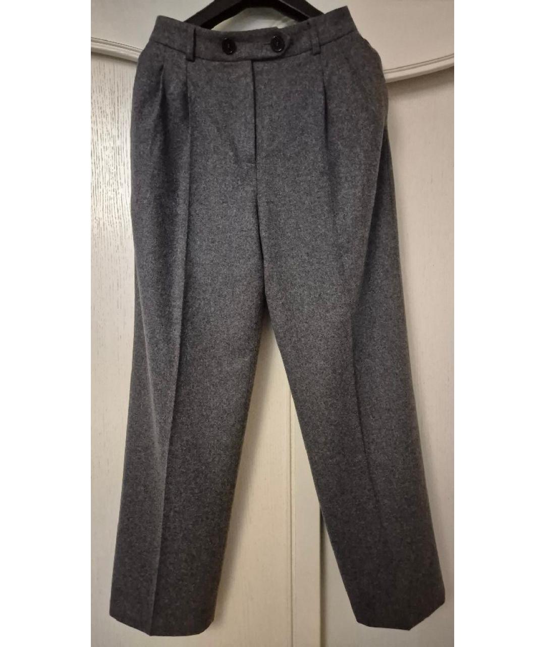 12 STOREEZ Серый шерстяной костюм с брюками, фото 9