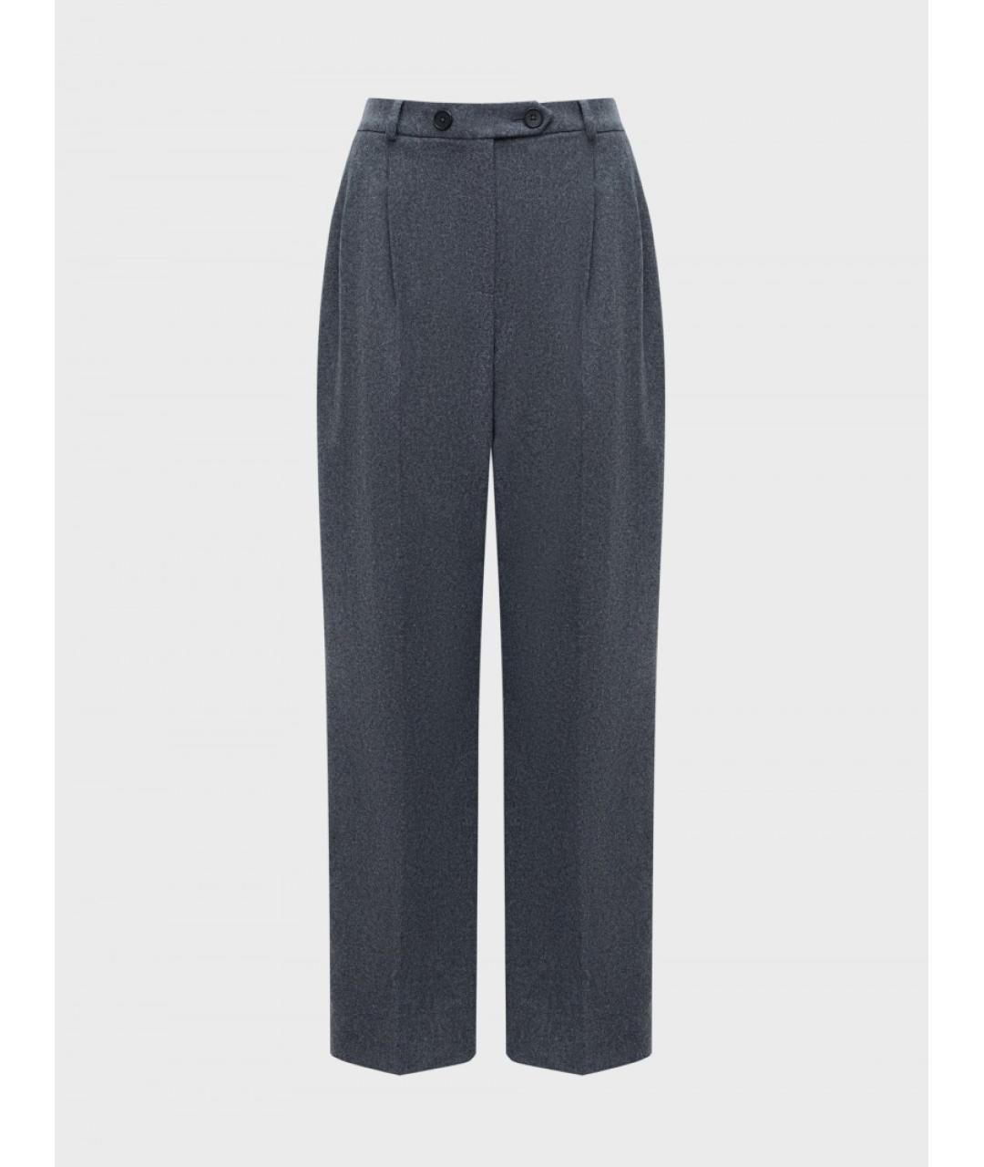 12 STOREEZ Серый шерстяной костюм с брюками, фото 7