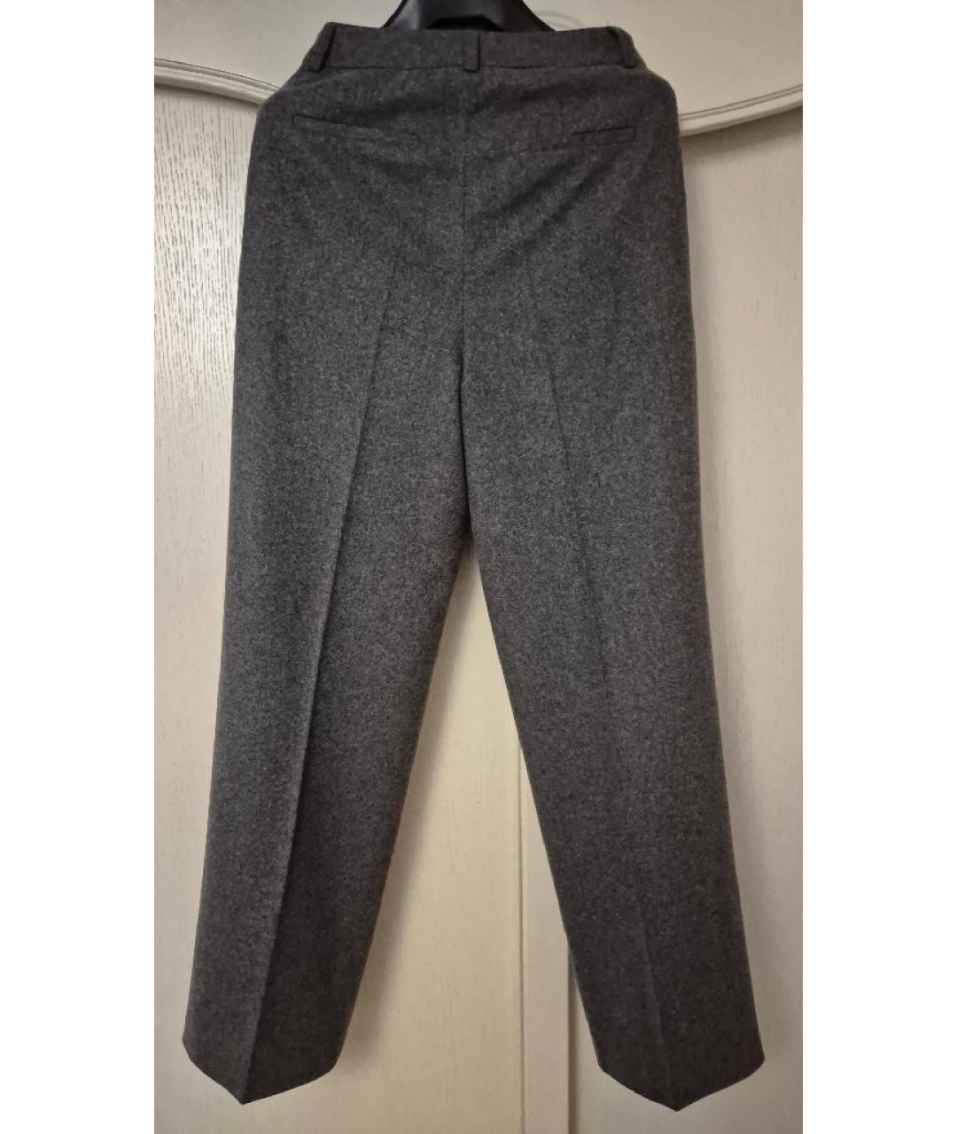 12 STOREEZ Серый шерстяной костюм с брюками, фото 3