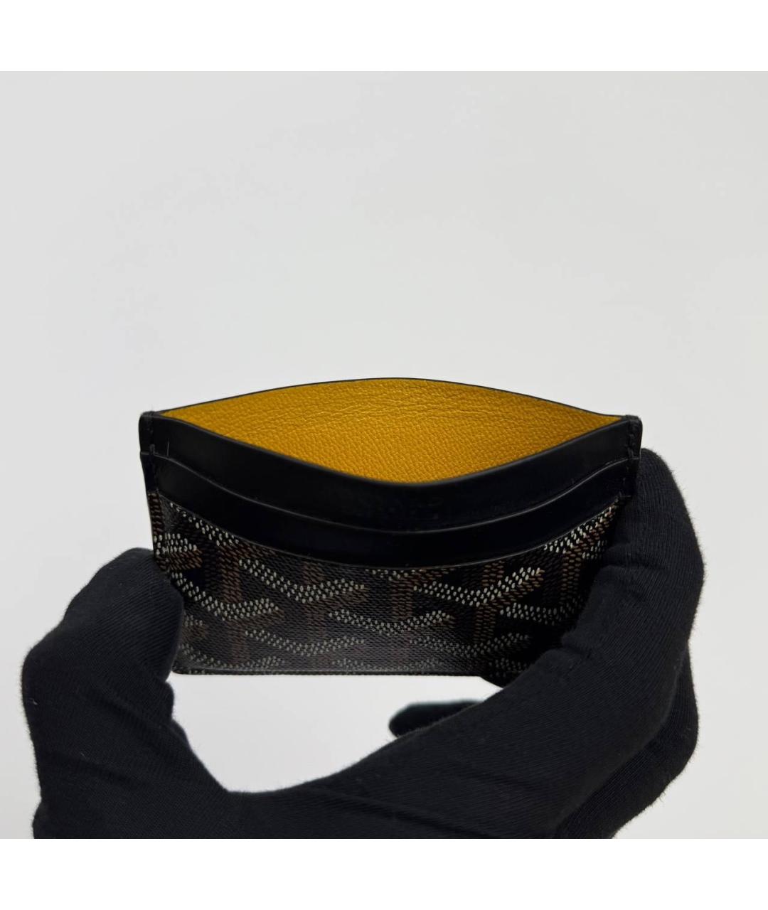 GOYARD Коричневый кожаный кардхолдер, фото 3