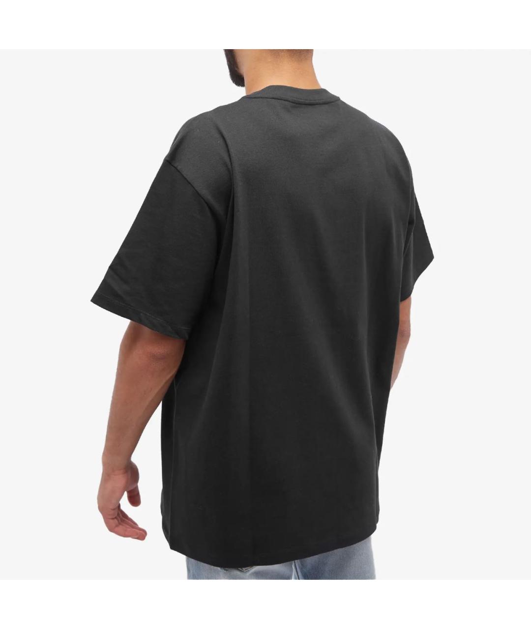 GUCCI Черная хлопковая футболка, фото 2