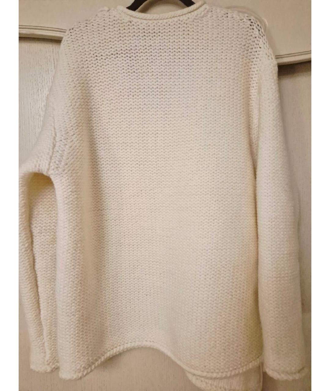 PORTS 1961 Белый шерстяной джемпер / свитер, фото 8