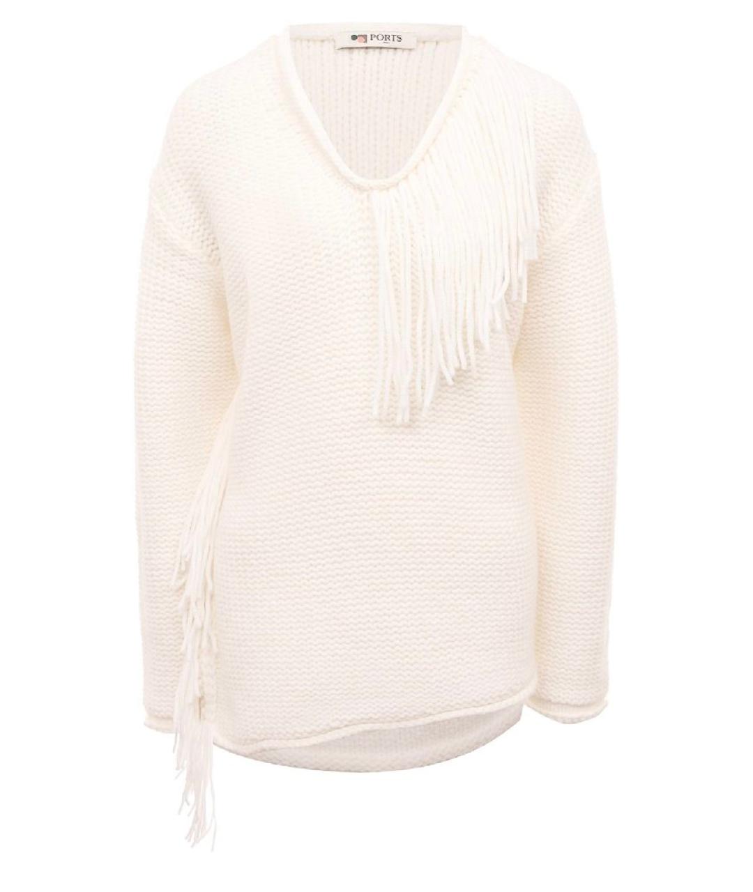 PORTS 1961 Белый шерстяной джемпер / свитер, фото 1