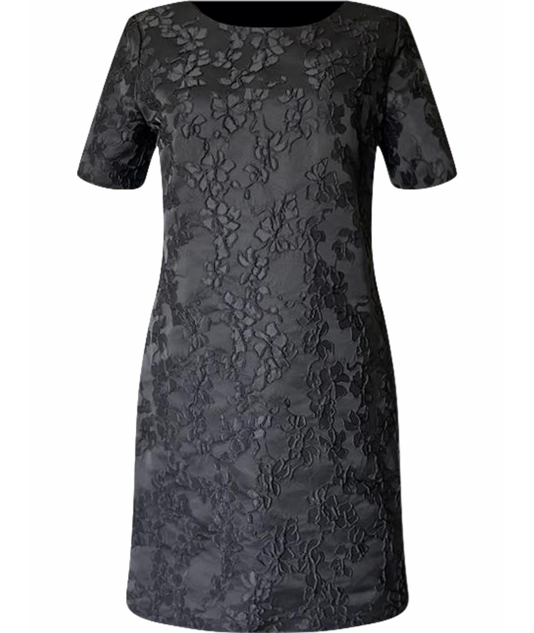 HUGO Черное полиэстеровое повседневное платье, фото 1