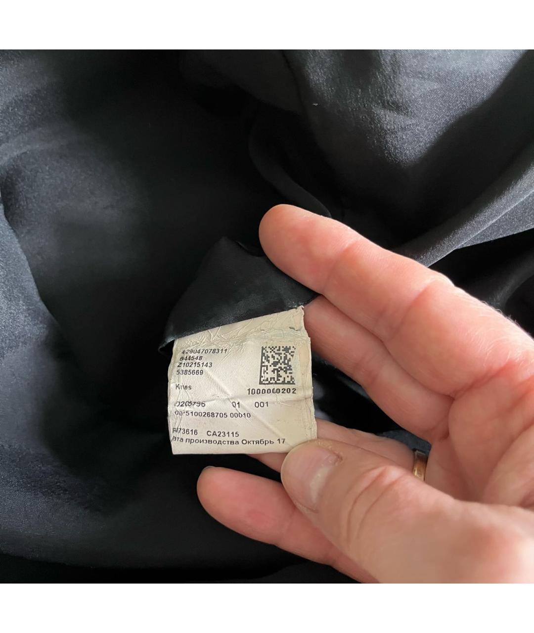 HUGO Черное полиэстеровое повседневное платье, фото 6