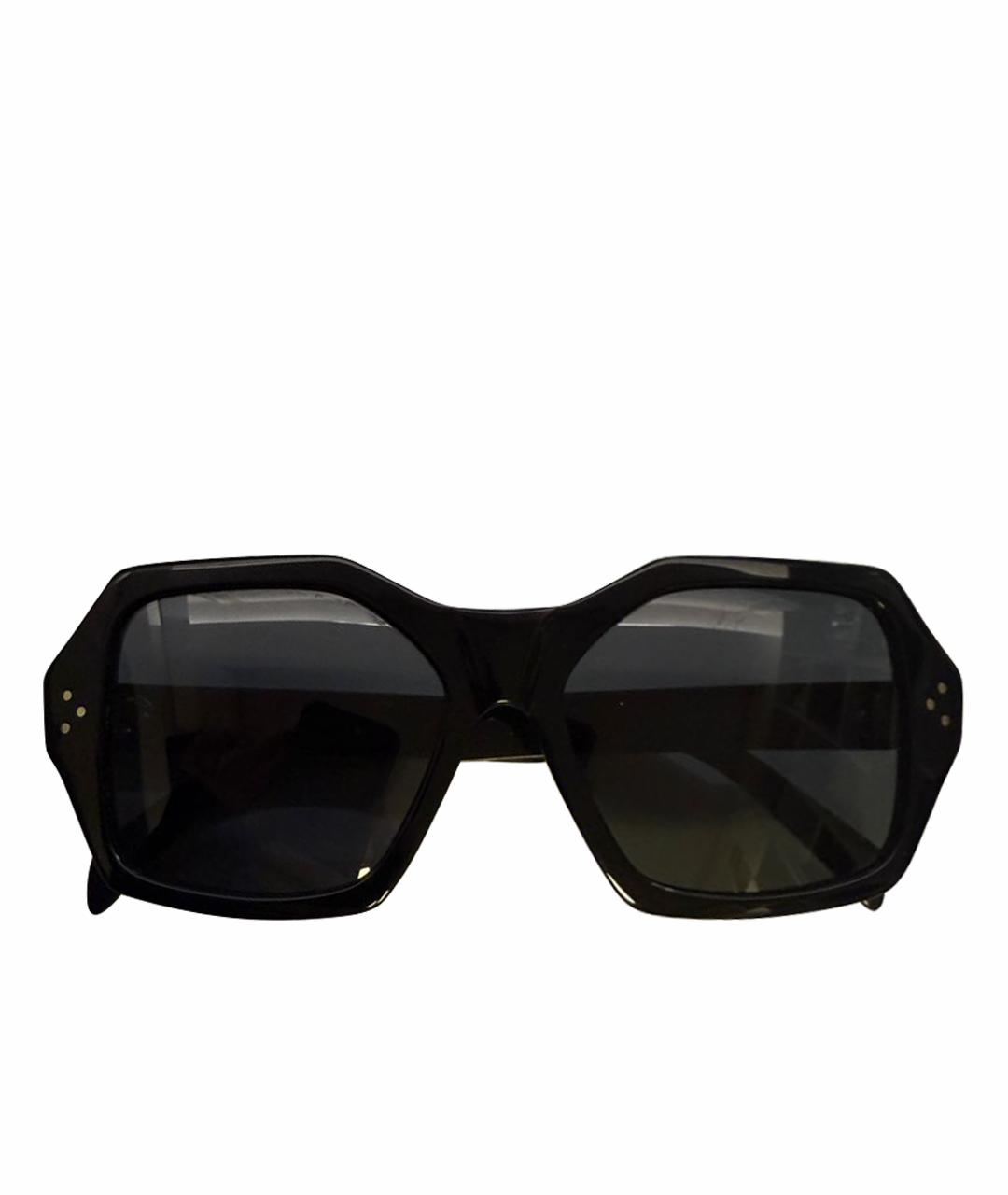 CELINE Черные пластиковые солнцезащитные очки, фото 1