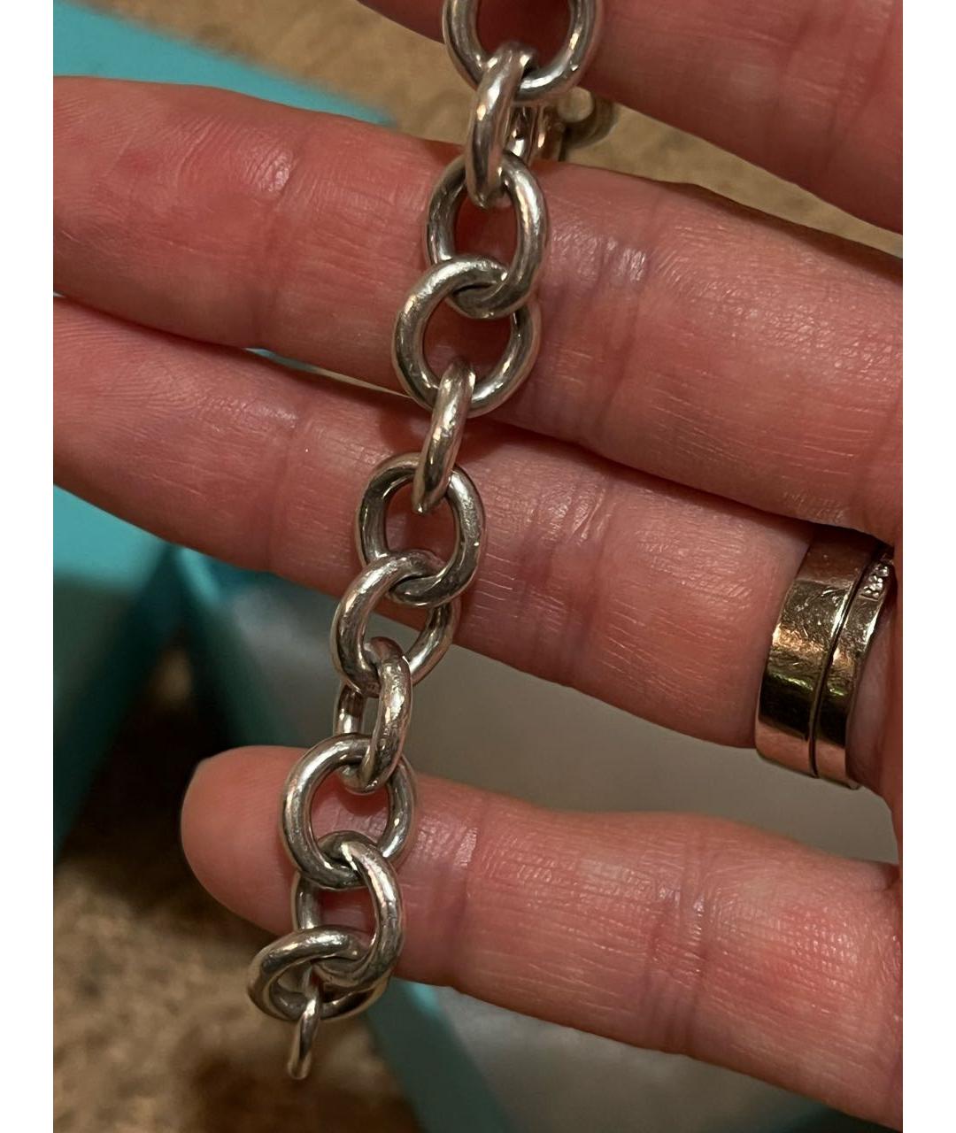 TIFFANY&CO Бирюзовый серебряный браслет, фото 6