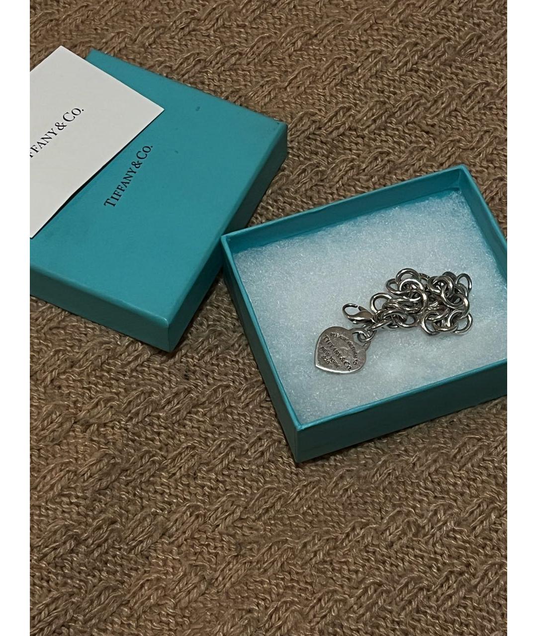 TIFFANY&CO Бирюзовый серебряный браслет, фото 2