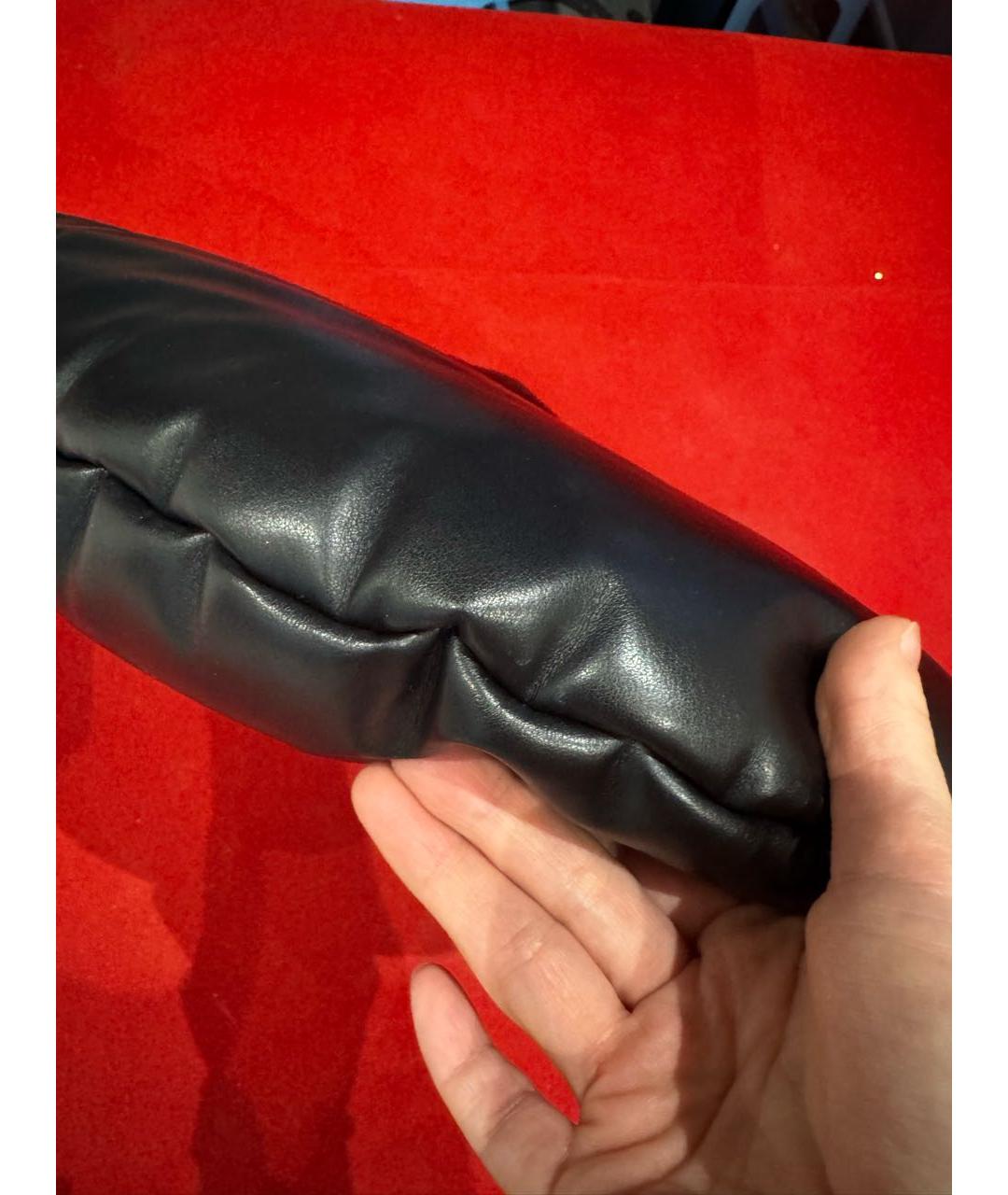 A.W.A.K.E. MODE Черная сумка с короткими ручками из искусственной кожи, фото 5