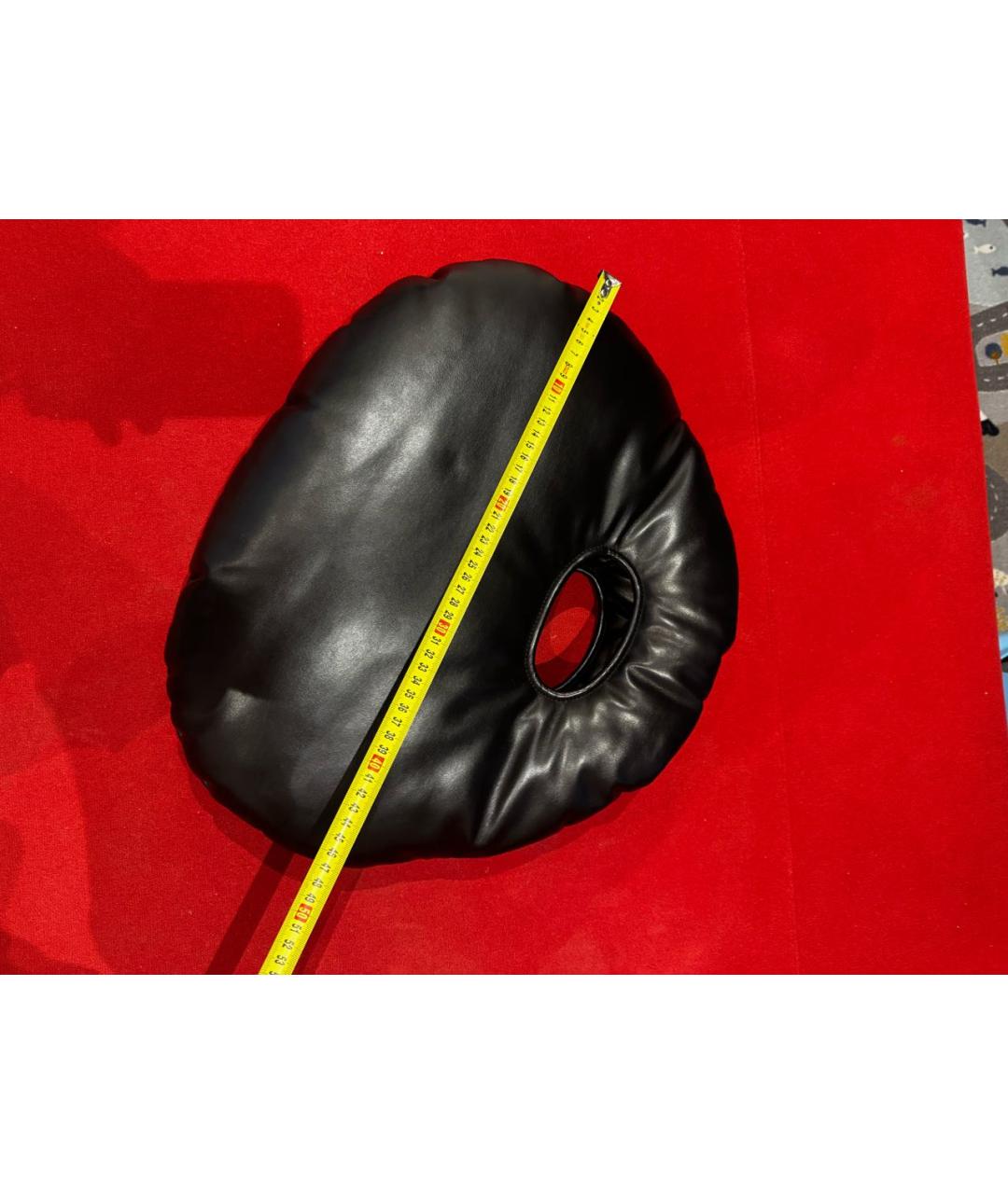 A.W.A.K.E. MODE Черная сумка с короткими ручками из искусственной кожи, фото 2