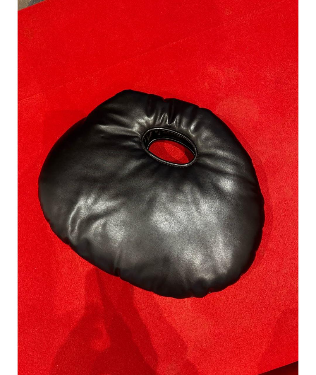 A.W.A.K.E. MODE Черная сумка с короткими ручками из искусственной кожи, фото 9