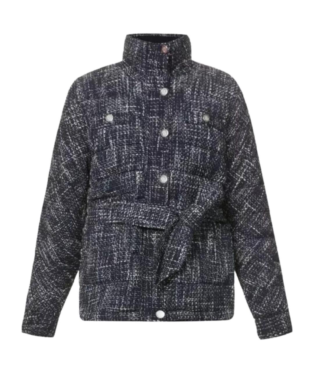 MAJE Темно-синяя хлопковая куртка, фото 1