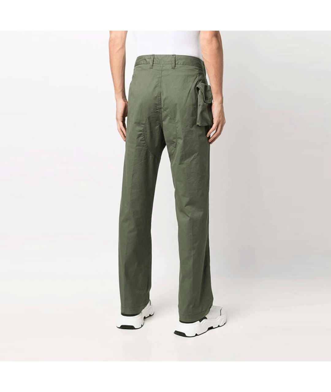 STONE ISLAND Зеленые повседневные брюки, фото 3