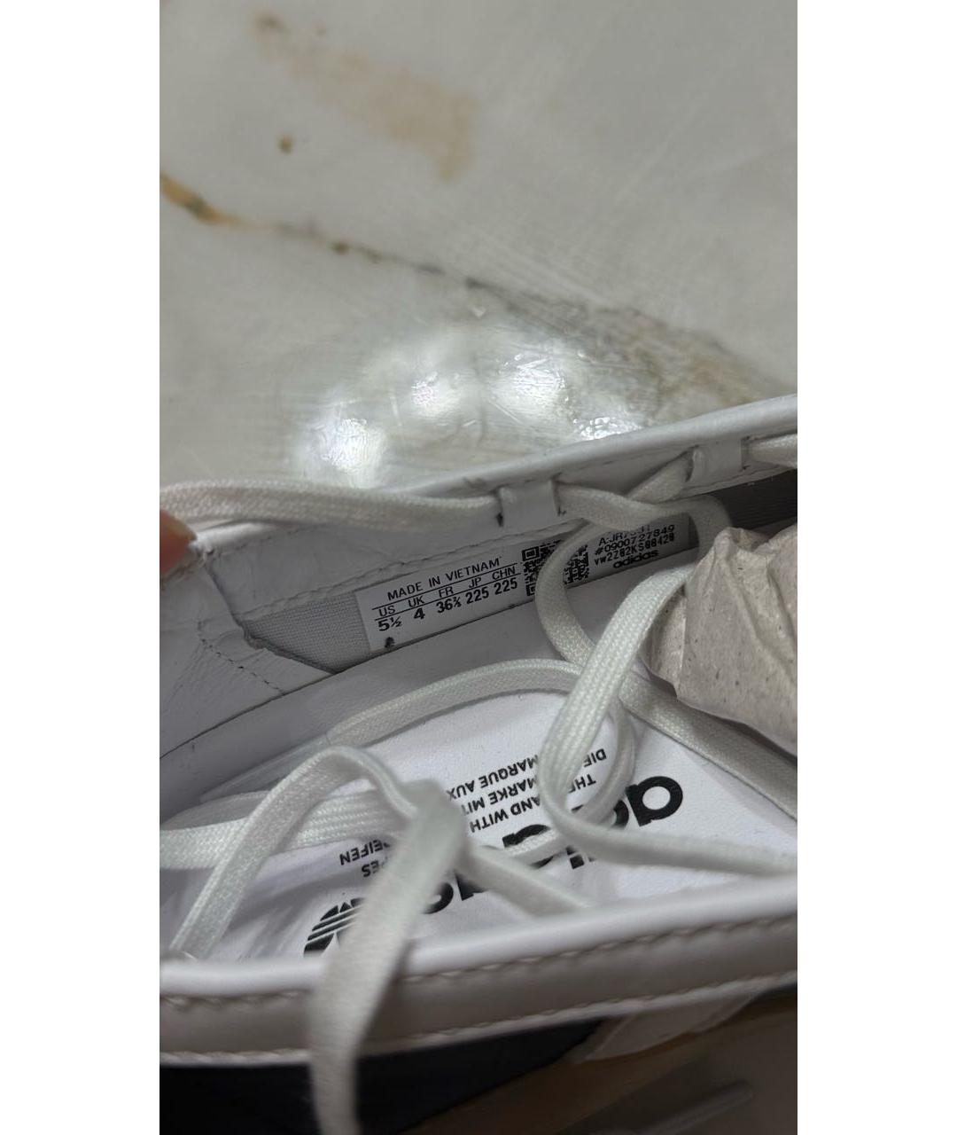 ADIDAS Черные кожаные балетки, фото 5