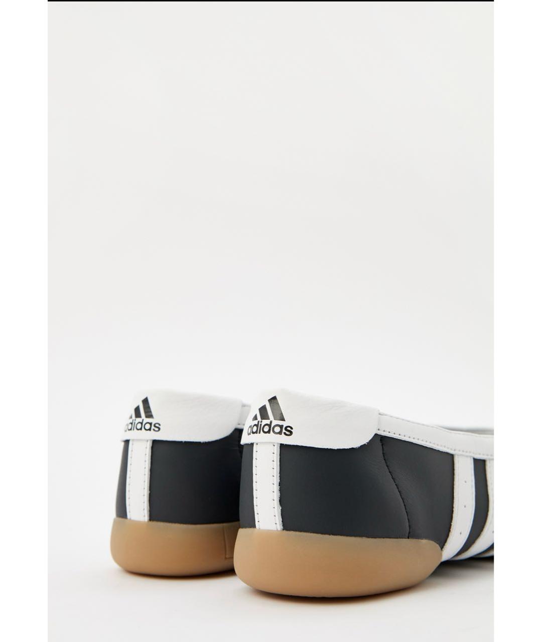 ADIDAS Черные кожаные балетки, фото 4