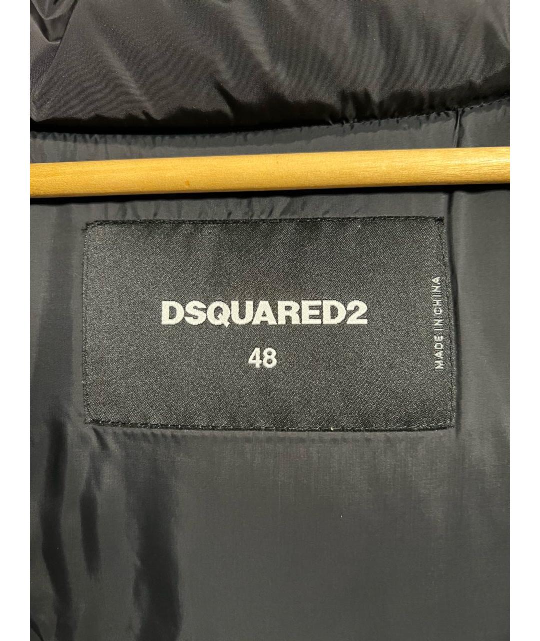 DSQUARED2 Черный полиамидовый пуховик, фото 3