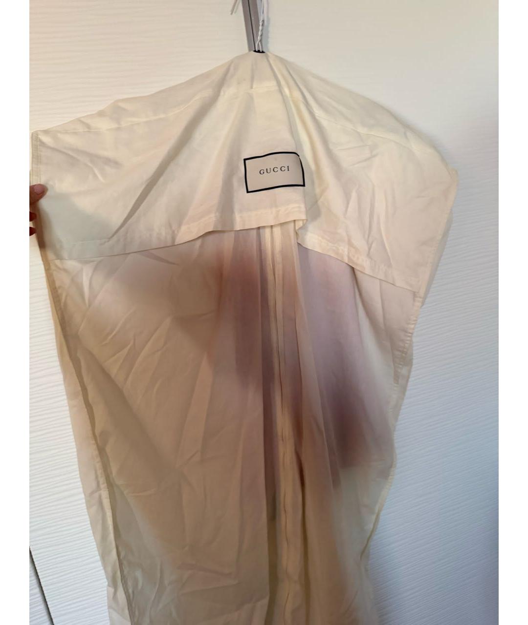 GUCCI Фуксия хлопковая майка, фото 8