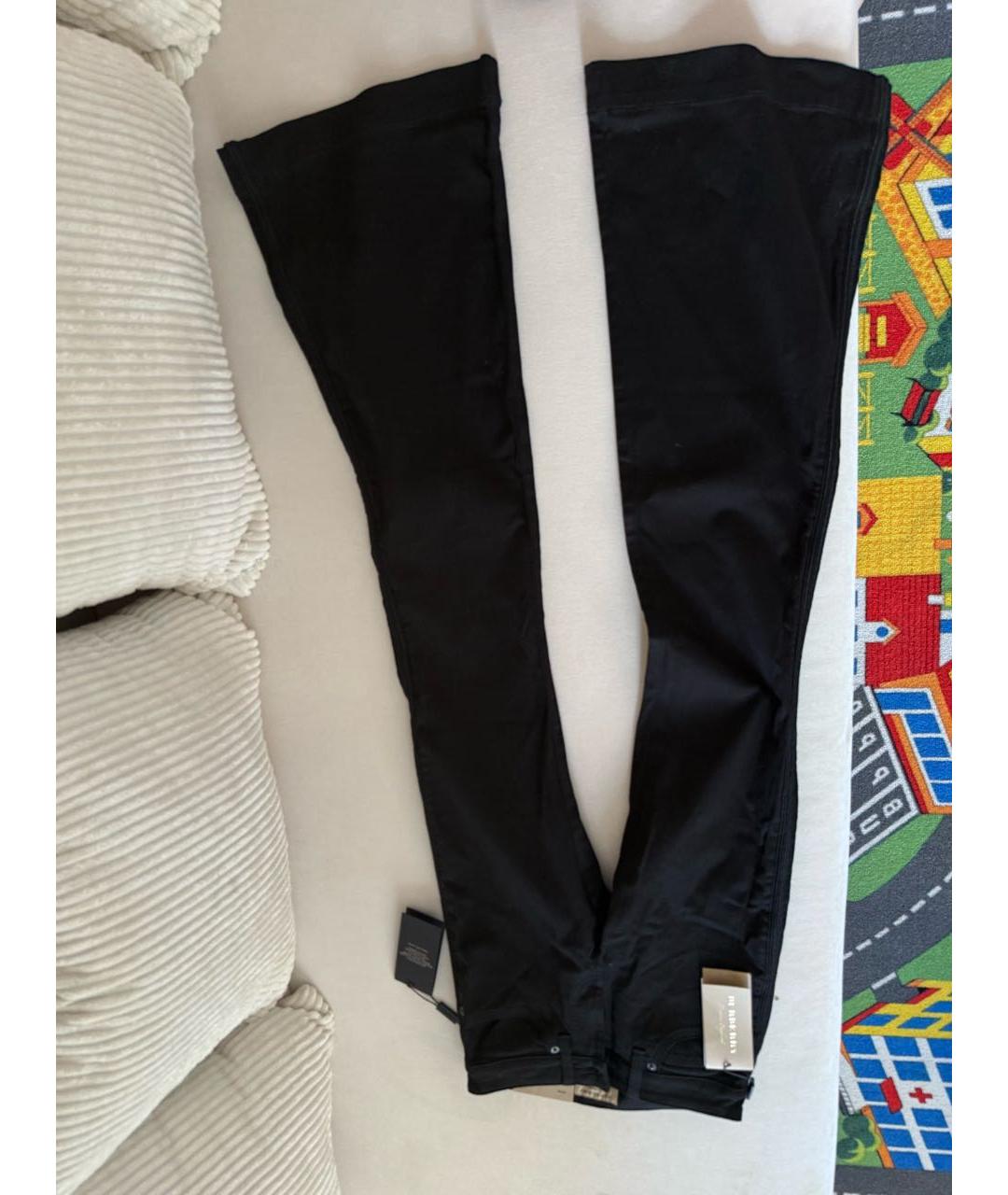 BURBERRY Черные хлопко-эластановые джинсы клеш, фото 8