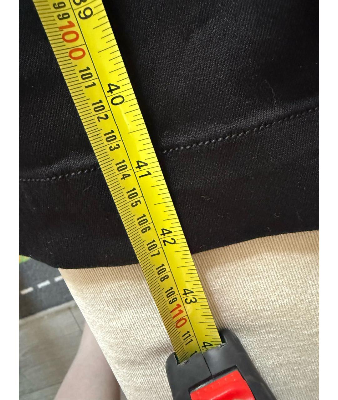 BURBERRY Черные хлопко-эластановые джинсы клеш, фото 7