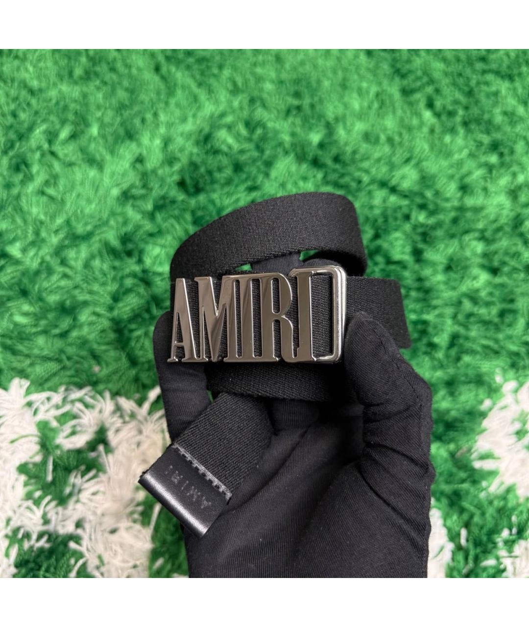 AMIRI Черный ремень, фото 4