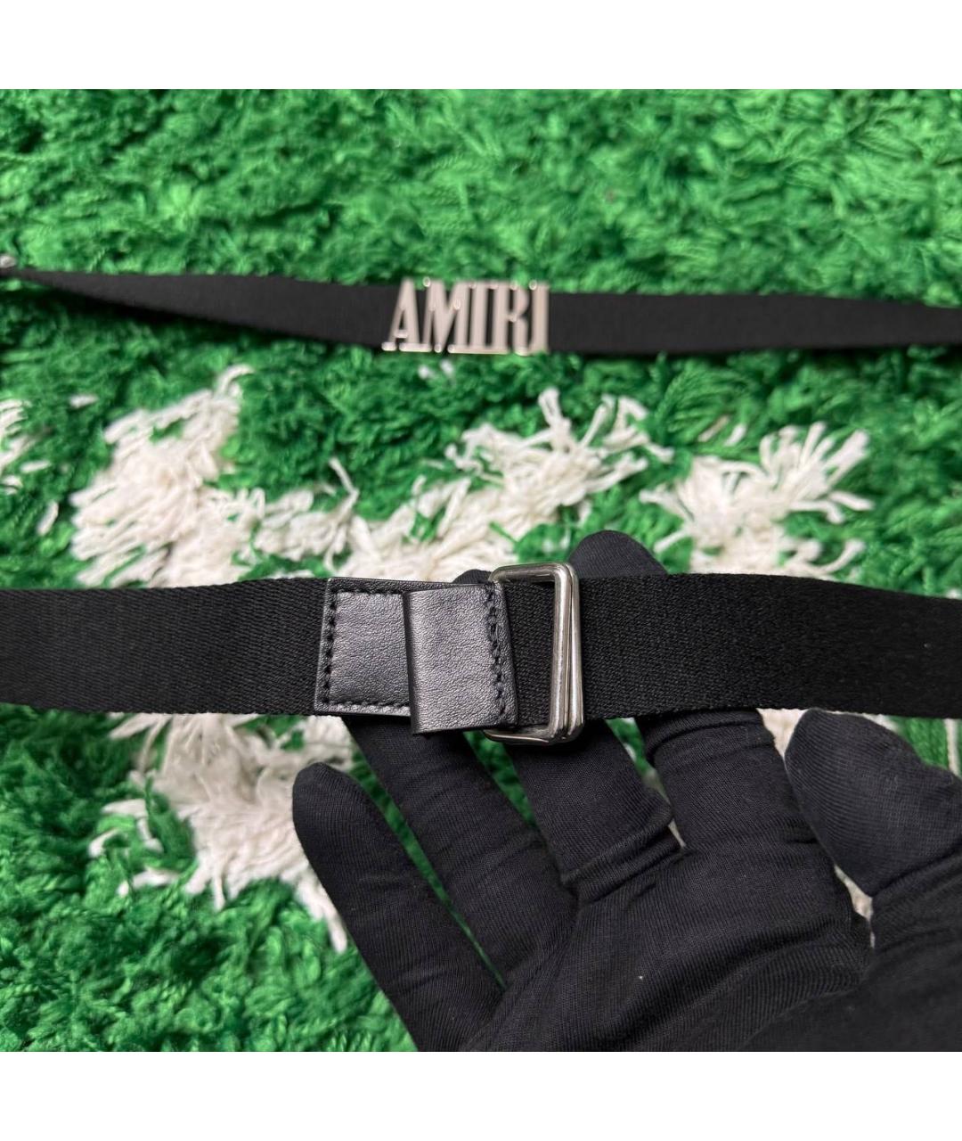 AMIRI Черный ремень, фото 2
