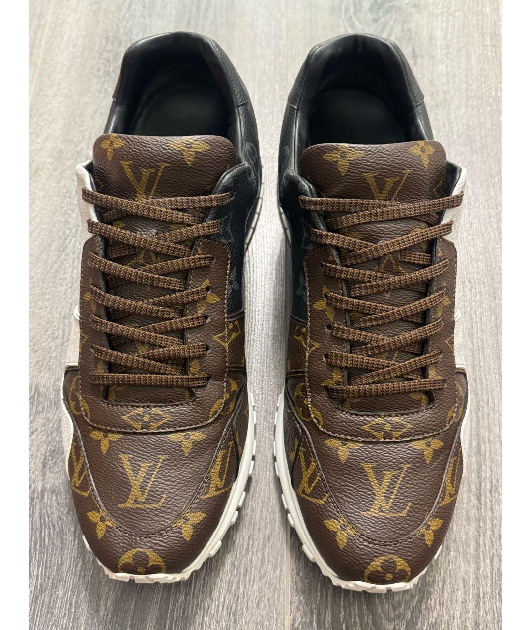 LOUIS VUITTON Коричневые низкие кроссовки / кеды, фото 6