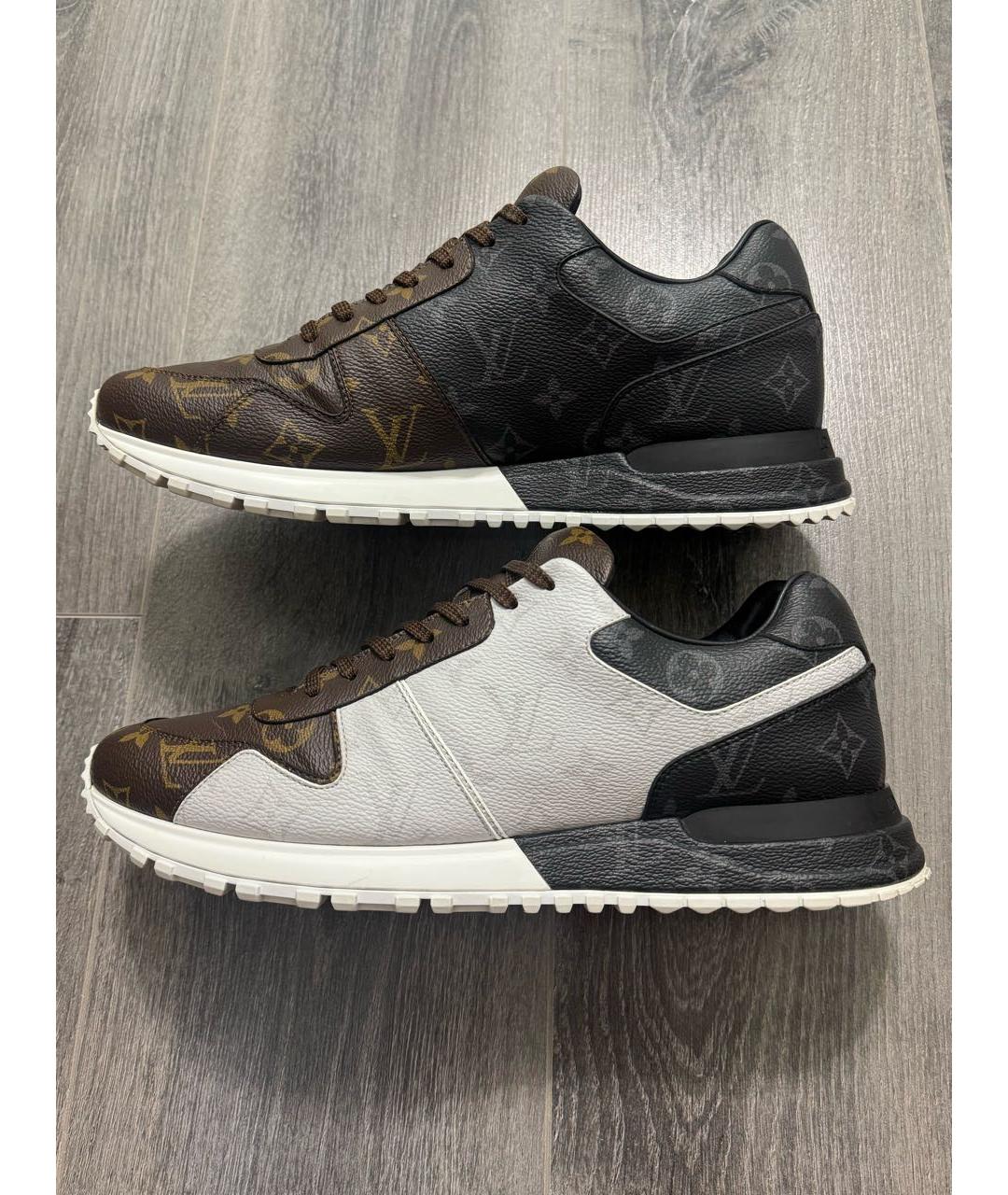 LOUIS VUITTON Коричневые низкие кроссовки / кеды, фото 9
