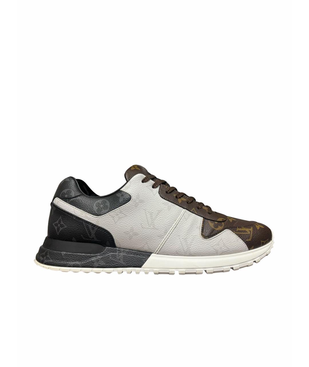 LOUIS VUITTON Коричневые низкие кроссовки / кеды, фото 1