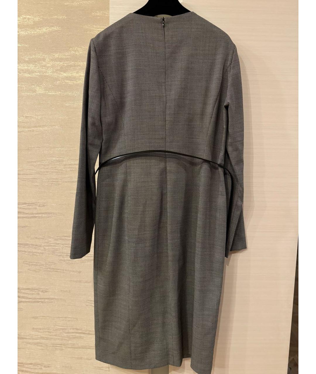 MAX MARA Серое повседневное платье, фото 2