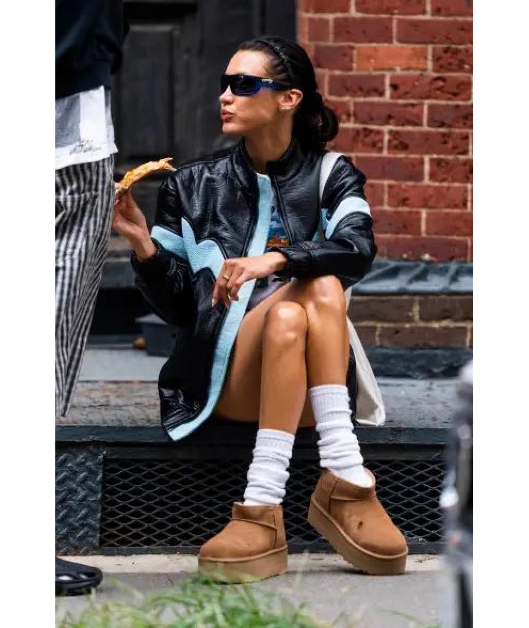 UGG AUSTRALIA Коричневые замшевые ботинки, фото 3