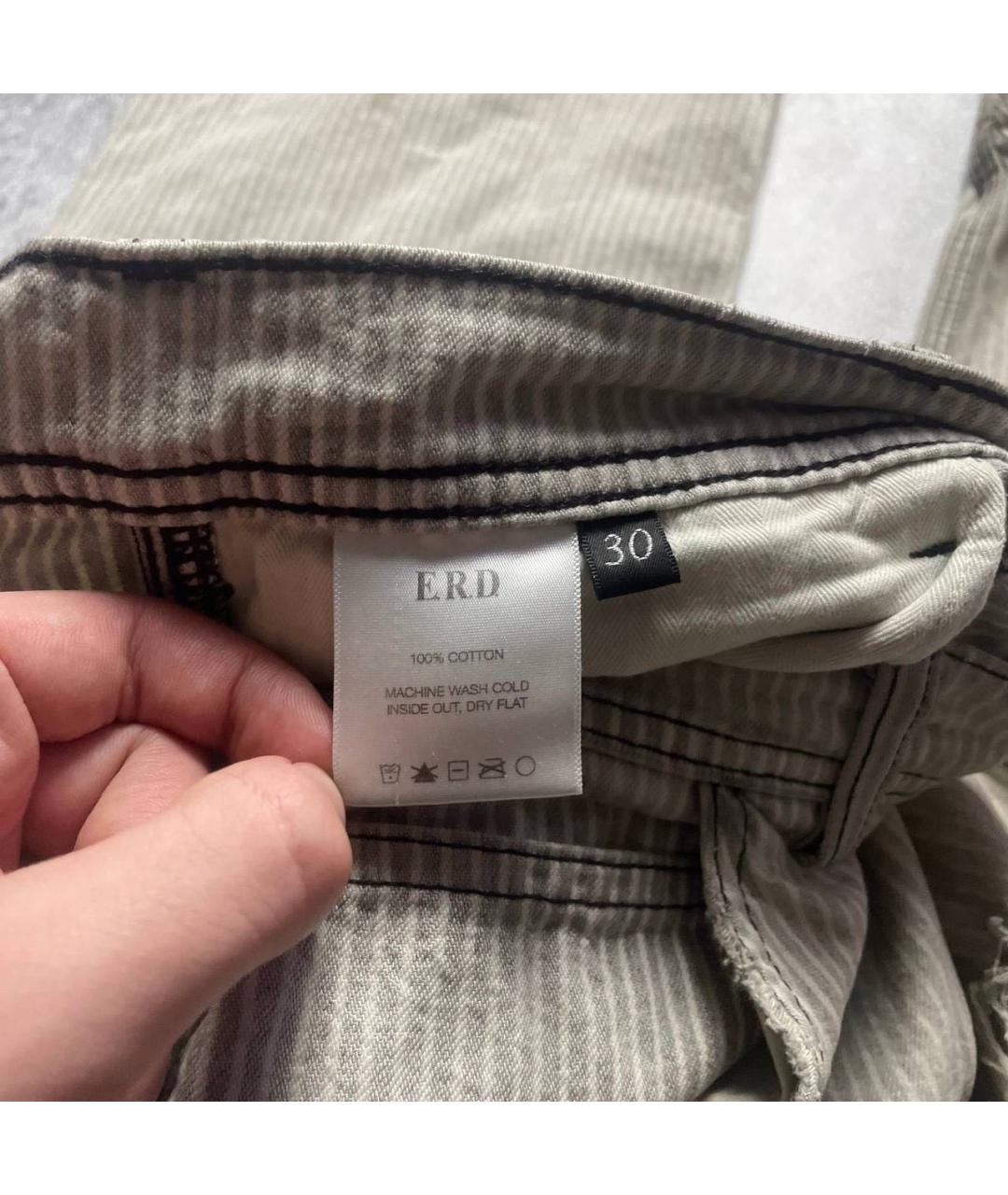 Enfants Riches Déprimés Серые хлопковые джинсы, фото 3