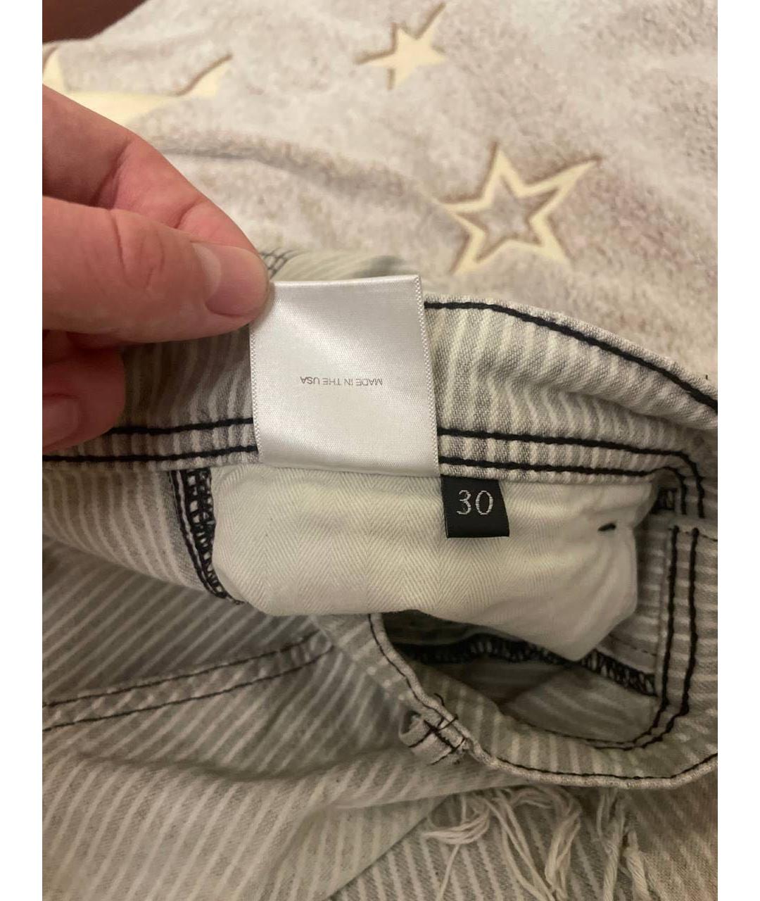 Enfants Riches Déprimés Серые хлопковые джинсы, фото 6