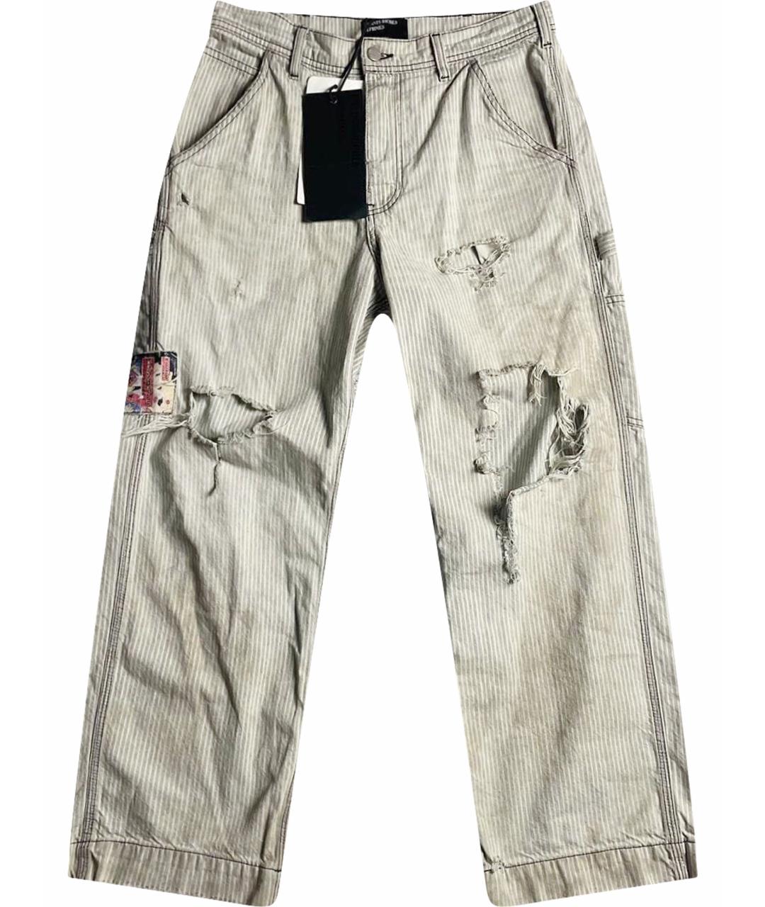 Enfants Riches Déprimés Серые хлопковые джинсы, фото 1
