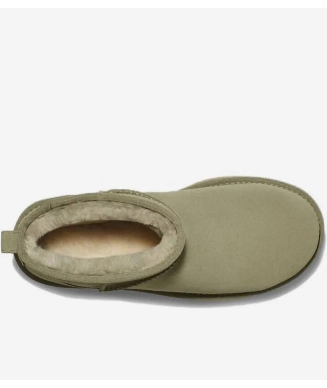UGG AUSTRALIA Хаки замшевые ботинки, фото 3