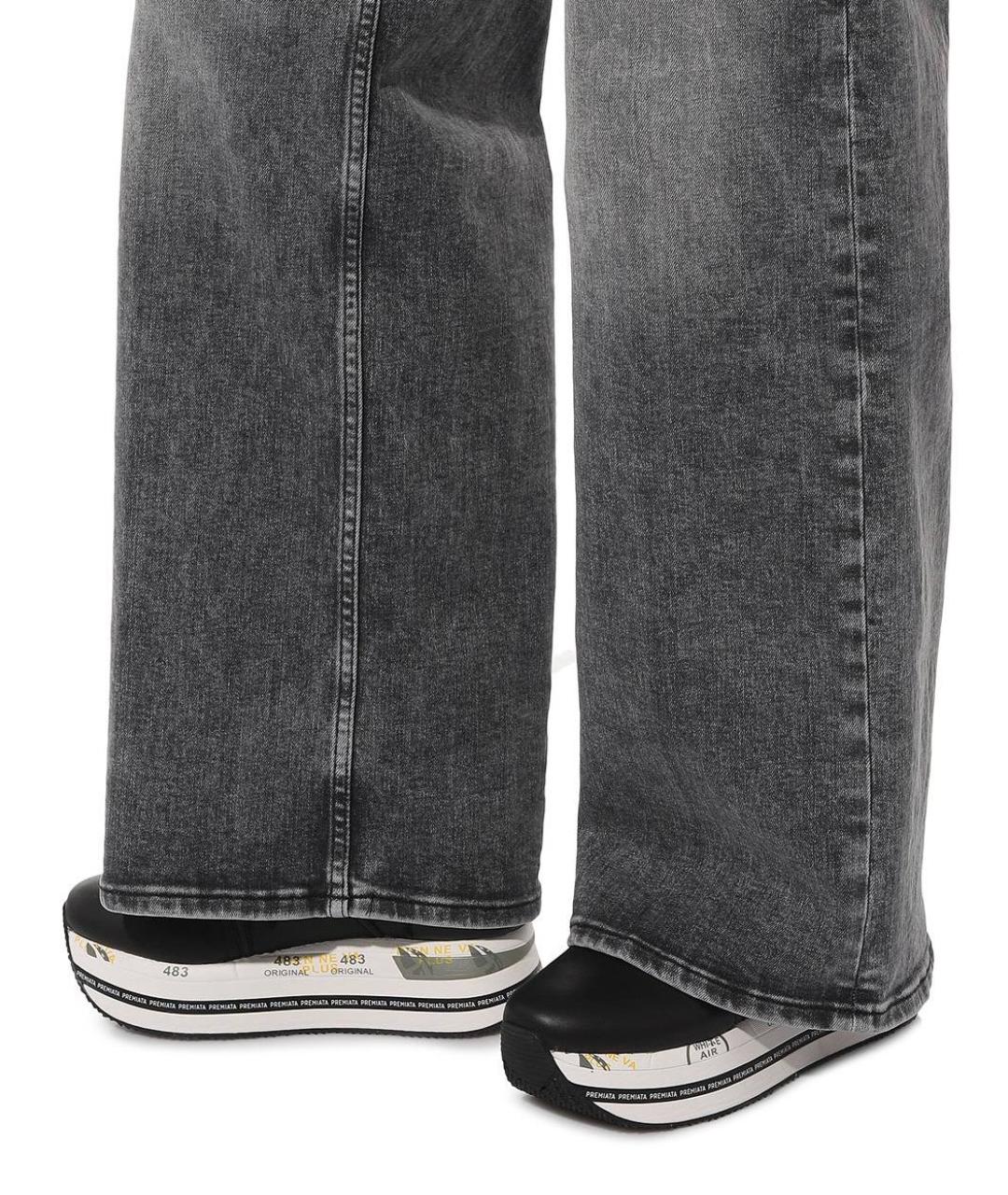 PREMIATA Черные кожаные кроссовки, фото 7