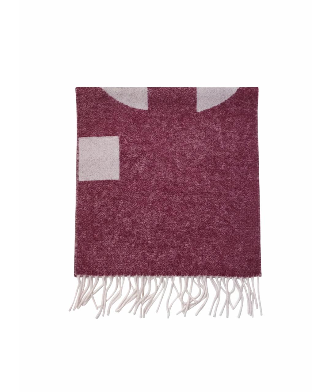 A.P.C. Розовый шерстяной шарф, фото 1