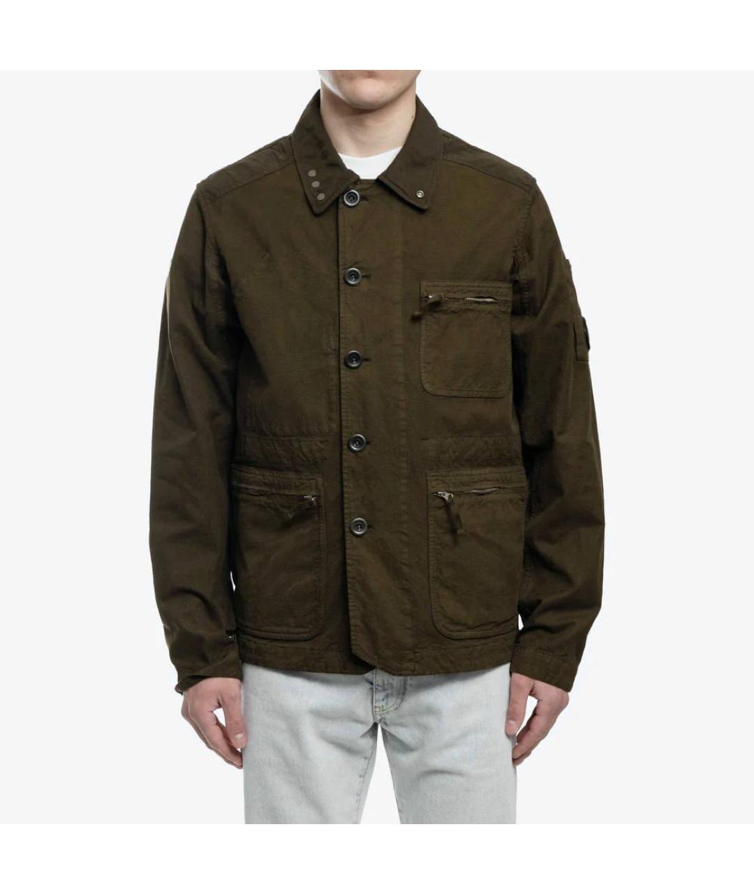 CP COMPANY Хаки хлопковая куртка, фото 8