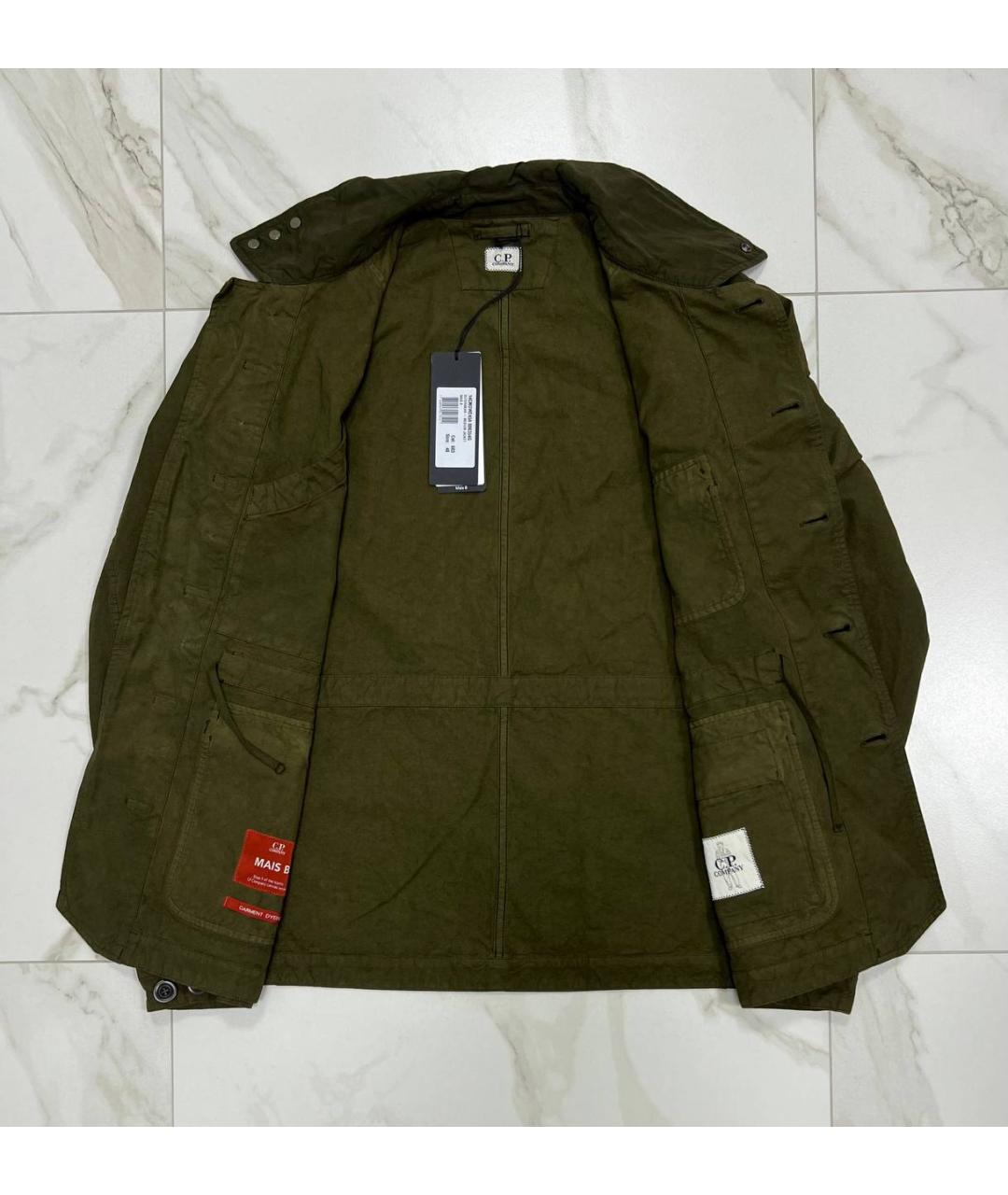 CP COMPANY Хаки хлопковая куртка, фото 5