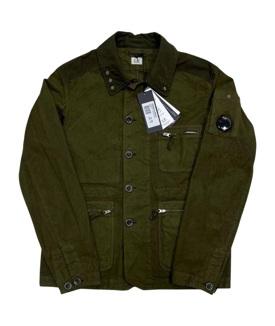 CP COMPANY Хаки хлопковая куртка, фото 1