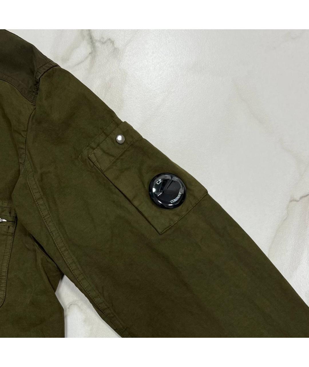 CP COMPANY Хаки хлопковая куртка, фото 3