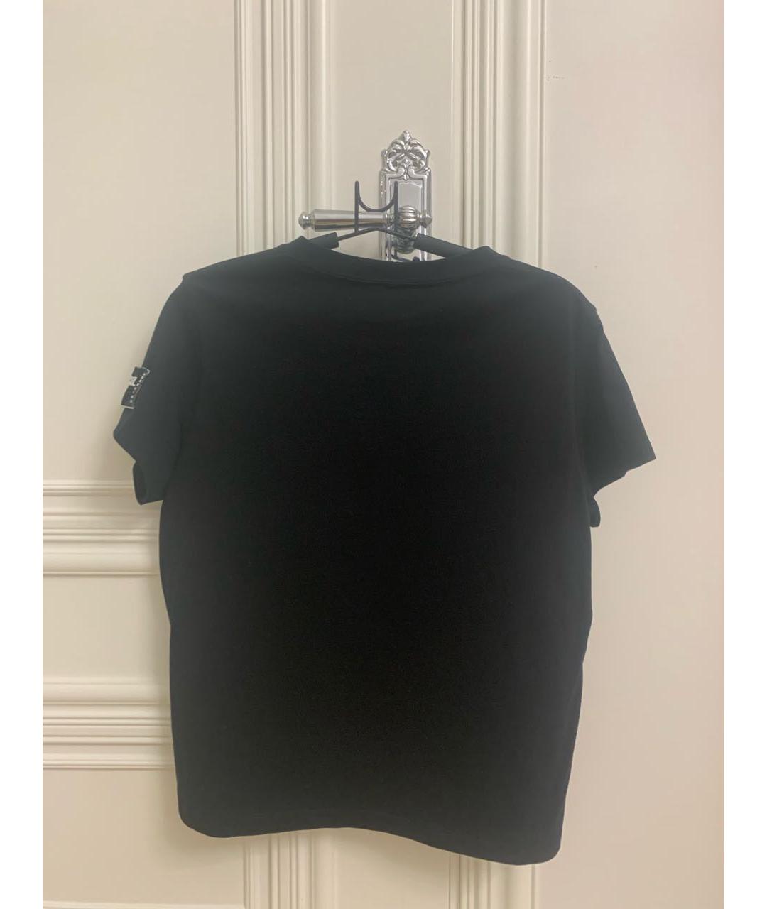CHANEL Черная хлопковая футболка, фото 2