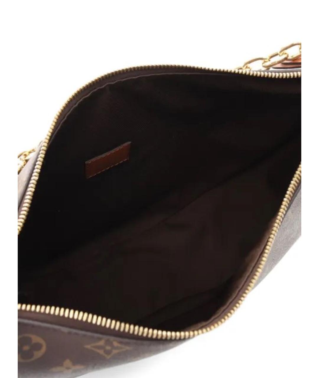 LOUIS VUITTON Коричневая сумка с короткими ручками, фото 6