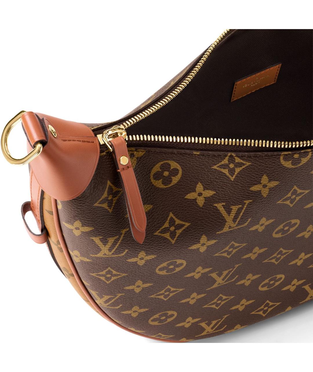 LOUIS VUITTON Коричневая сумка с короткими ручками, фото 5