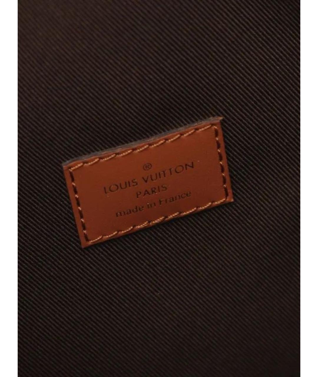 LOUIS VUITTON Коричневая сумка с короткими ручками, фото 7