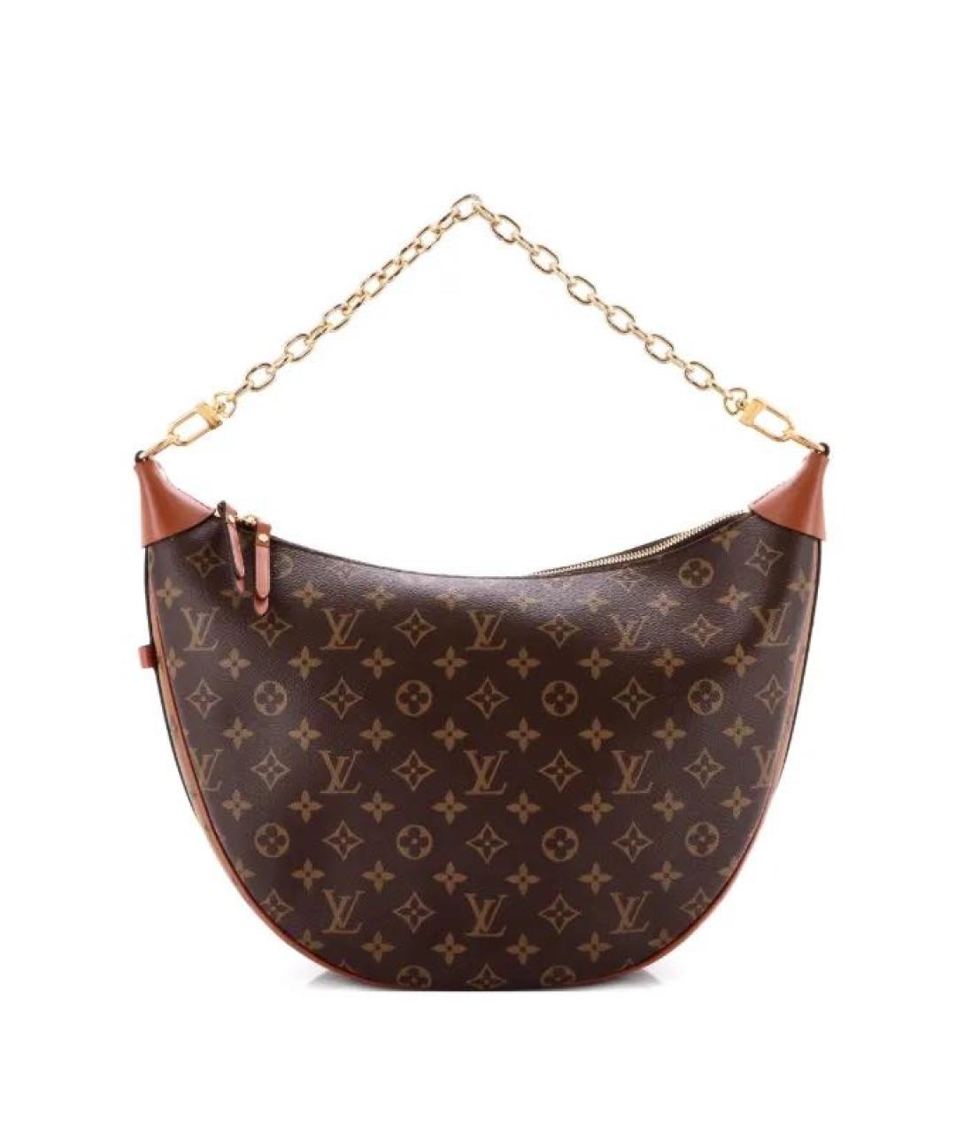 LOUIS VUITTON Коричневая сумка с короткими ручками, фото 4