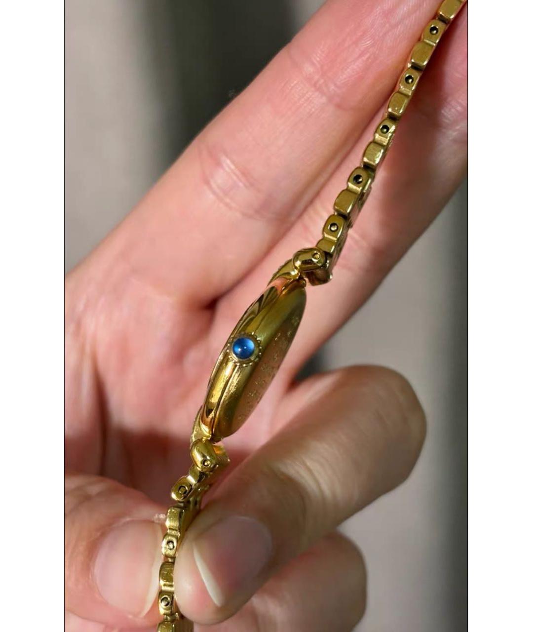 CARTIER Золотые серебряные часы, фото 4